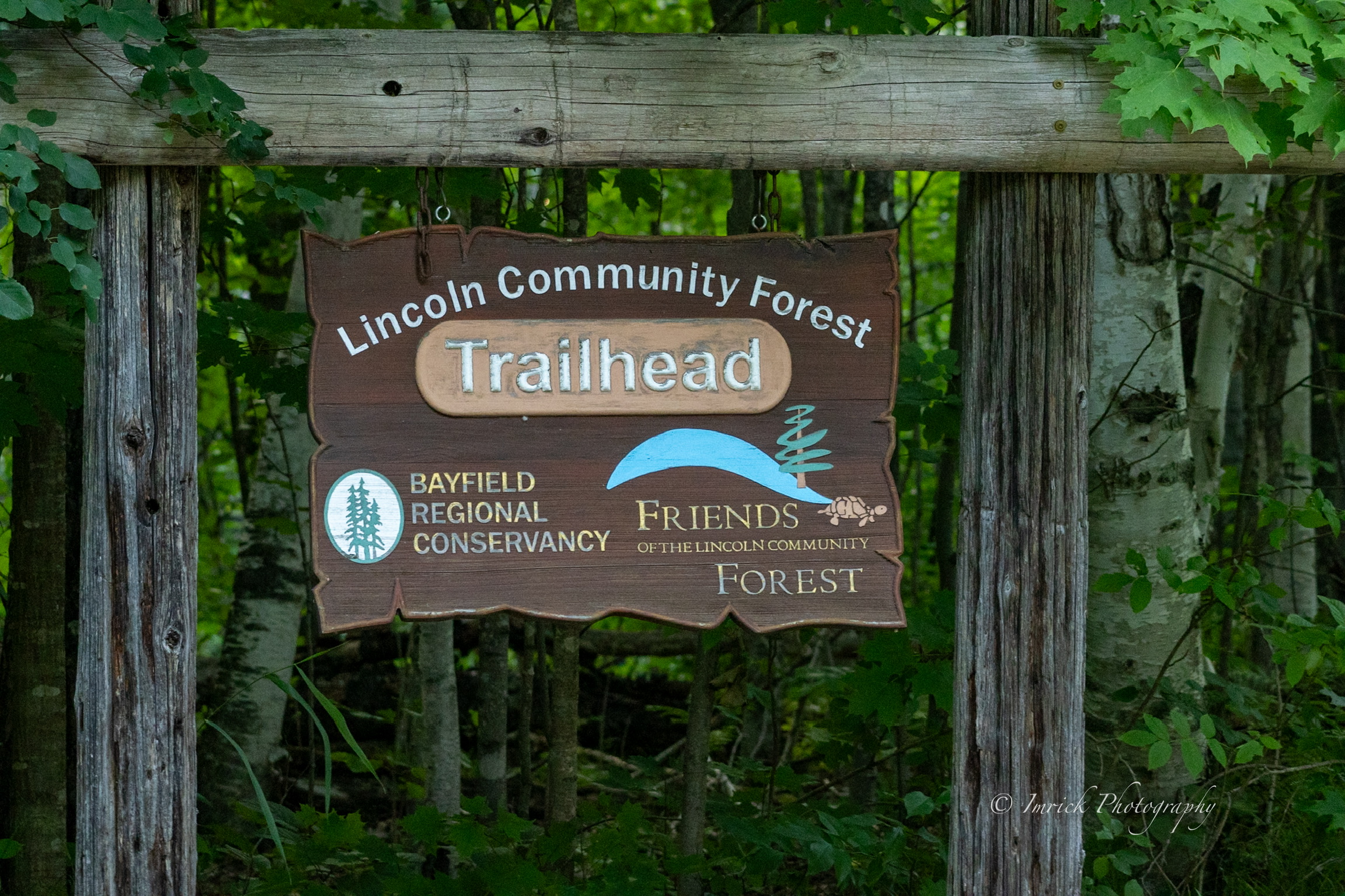 Lincoln Community Forest Entrance